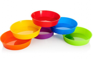 Pkt.6 Sorting Bowls Round - Asst Colours